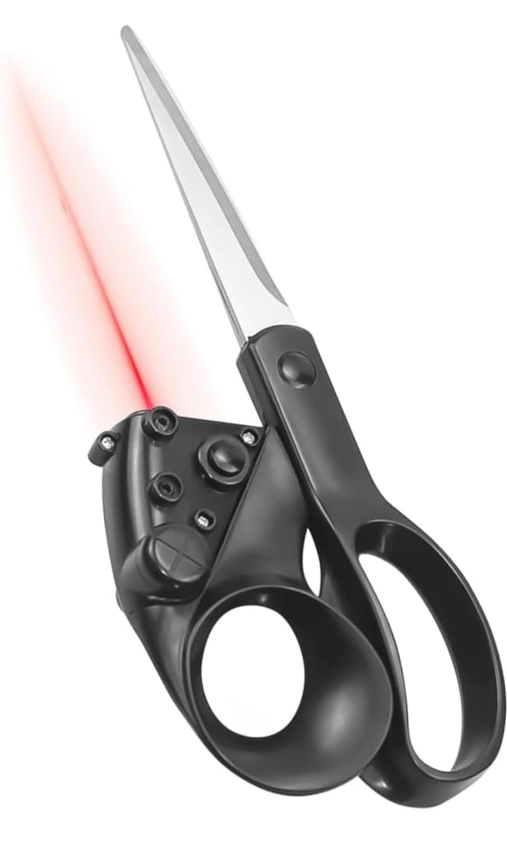 Professional Laser Guided Scissors, Precision Straight Accurate Cutting Cutting Tool for Crafts and Fabric, DIY Projects Black (1 Pc) COD available