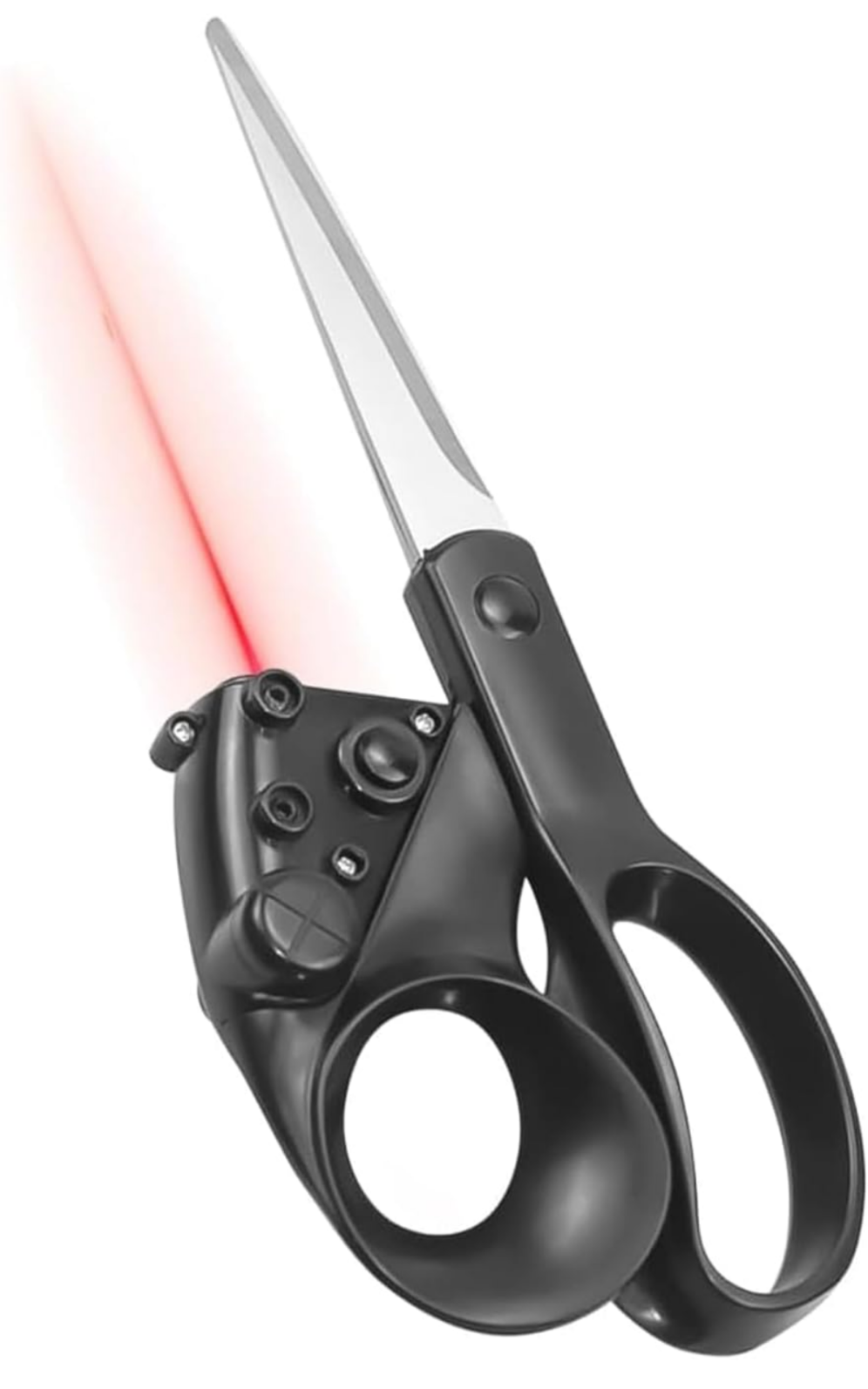 Professional Laser Guided Scissors, Precision Straight Accurate Cutting Cutting Tool for Crafts and Fabric, DIY Projects Black (1 Pc) COD available